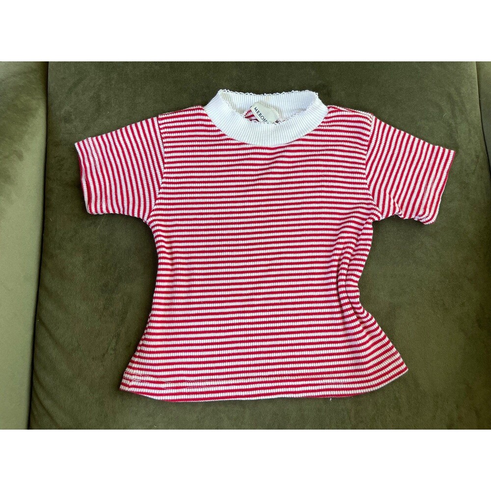 Vintage Girly Striped Shirt